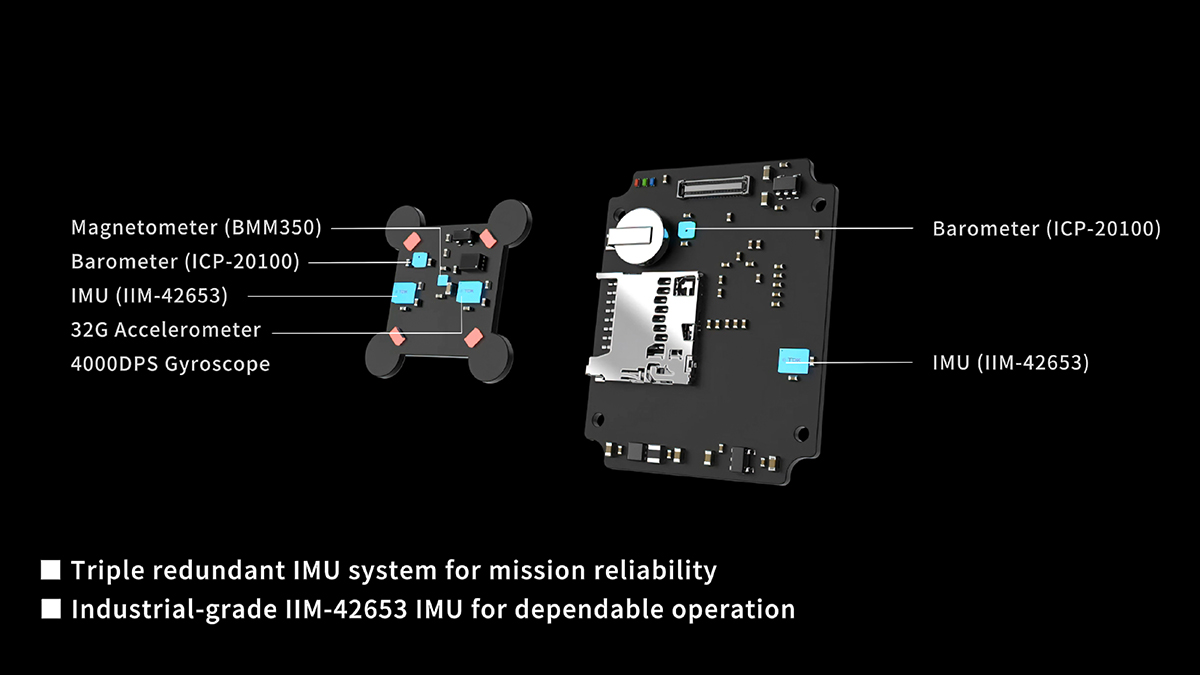 YARI V6X flight controller with Pixhawk Autopilot Bus carrier for ArduPilot and PX4 UAVs