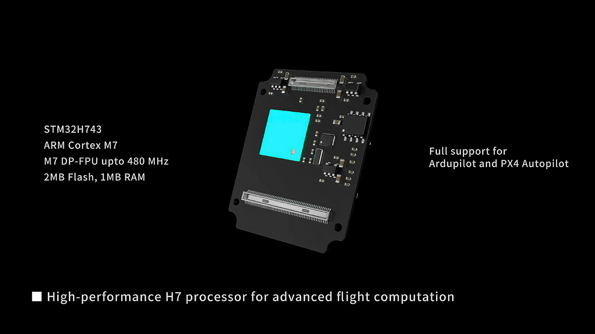 YARI V6X modular flight controller hardware showing PAB carrier and autopilot module